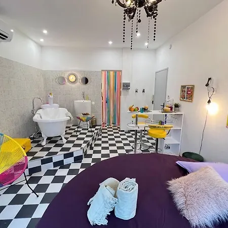 La Popart - Baignoire - Lit Rond شقة مارسيليا