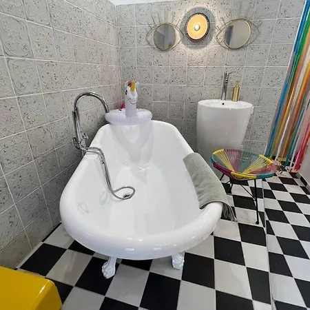 La Popart - Baignoire - Lit Rond شقة مارسيليا